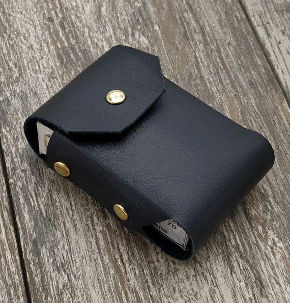 genuine leather cigarette case Personalized Genuine Leather Cigarette Case, Cigarette Case and Lighter  Holder in Real Fine Leather, Gift Idea for Men and Women