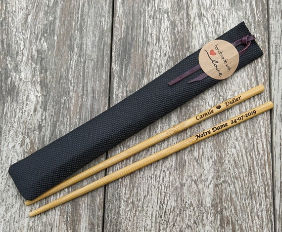 Bacchette Sushi Personalizzate, Custom Chopstick, Custodia in
