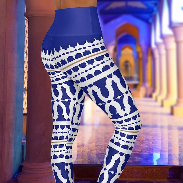 Leggings Oriental / Arabic motif, Yoga Pants Isfahan 5