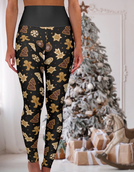 High waisted shop christmas leggings
