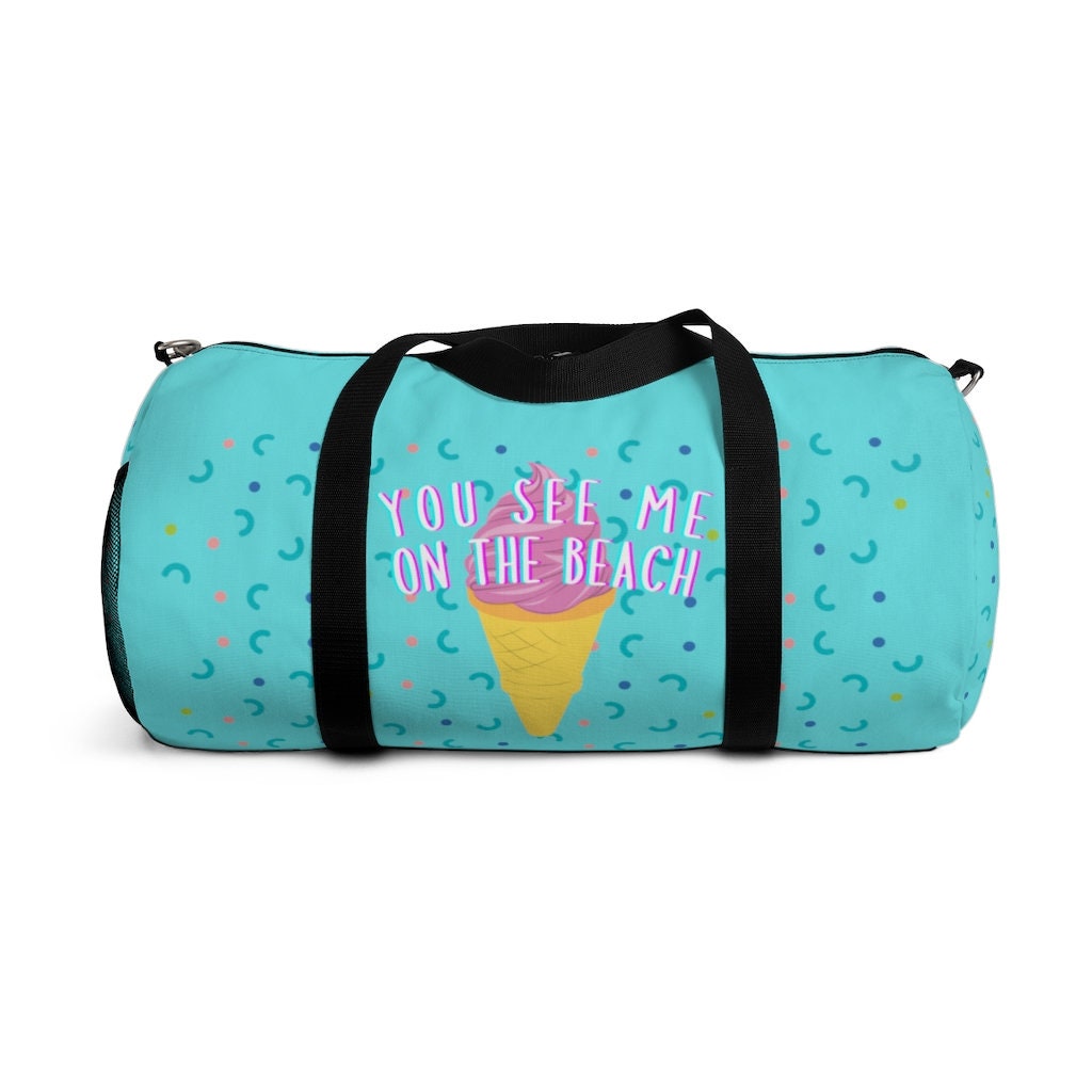 Ice Cream Duffle Bag, Beach Bag, Gym Bag Etsy