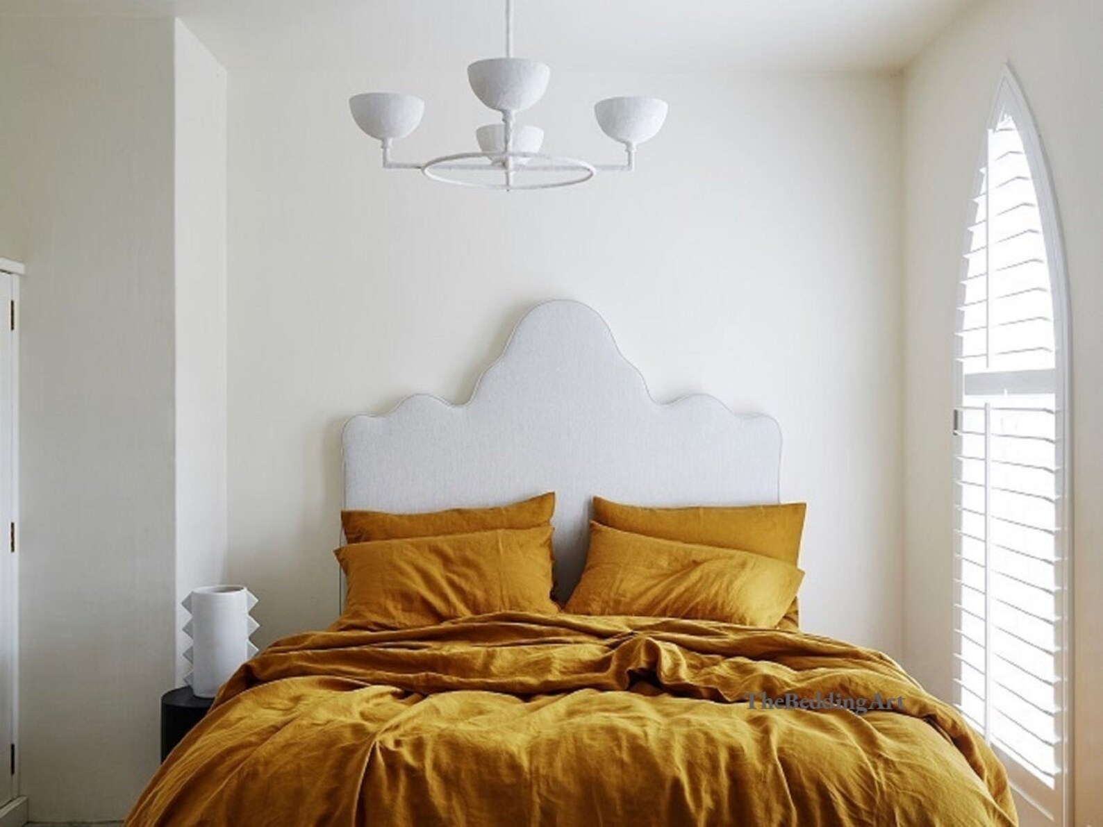 Turmeric Mustard Color Duvet Cover Washed Cotton Duvet Cover Etsy