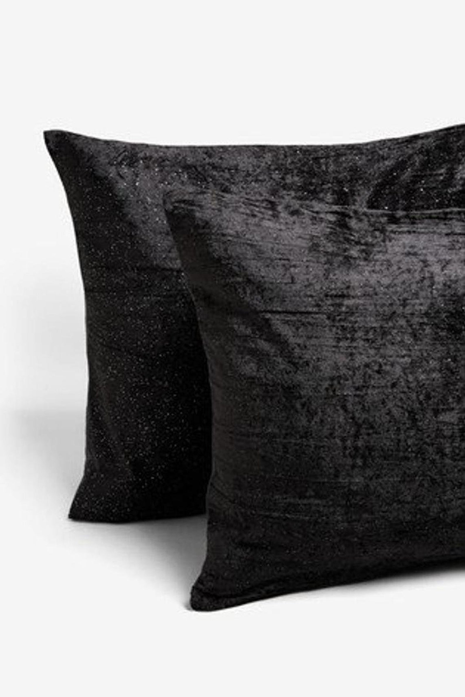 Ultraluxury Plain Black Velvet Duvet Cover Boho Bedding UO Etsy