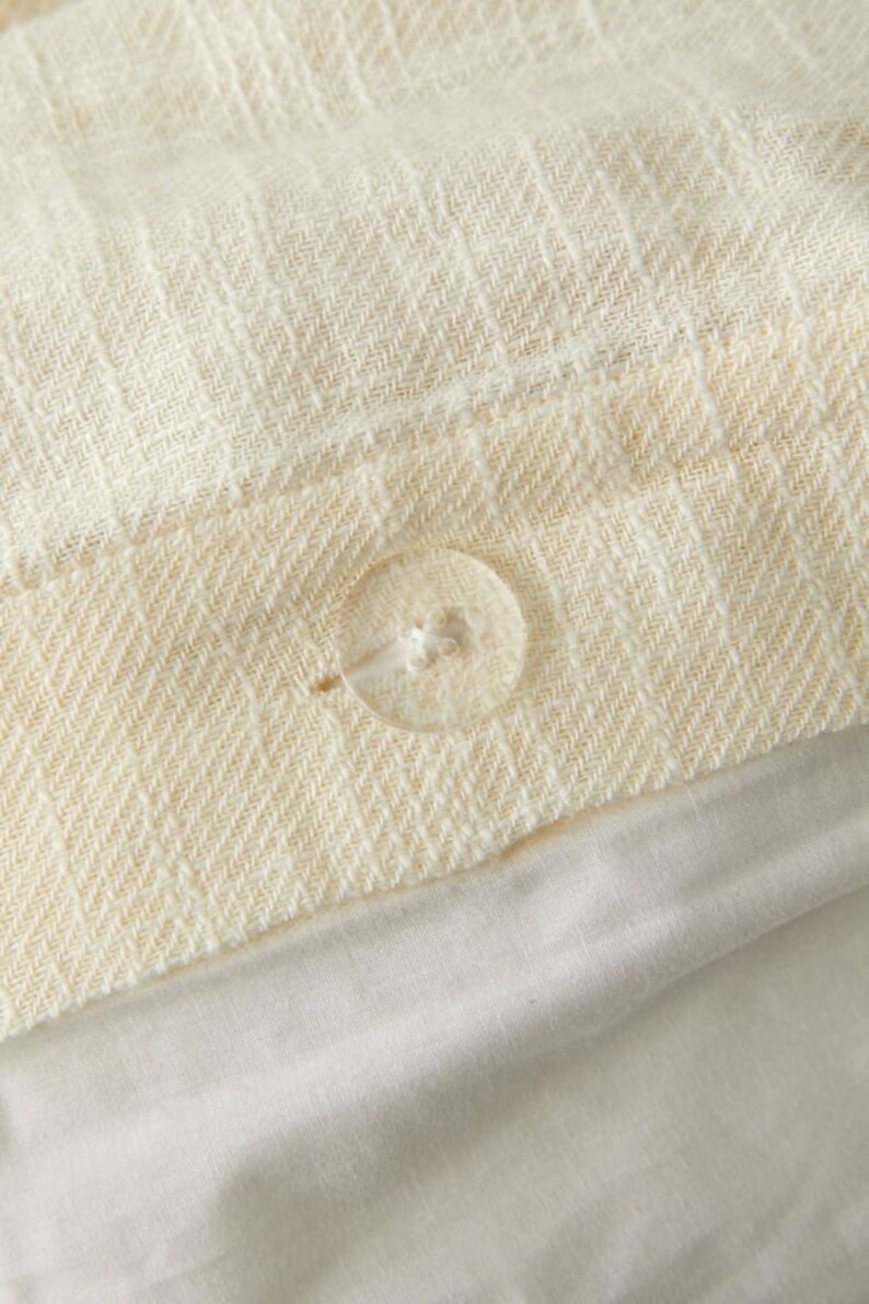 Slub Duvet Cover Duvet Cover With Buttons Duvet Cover Twin Etsy
