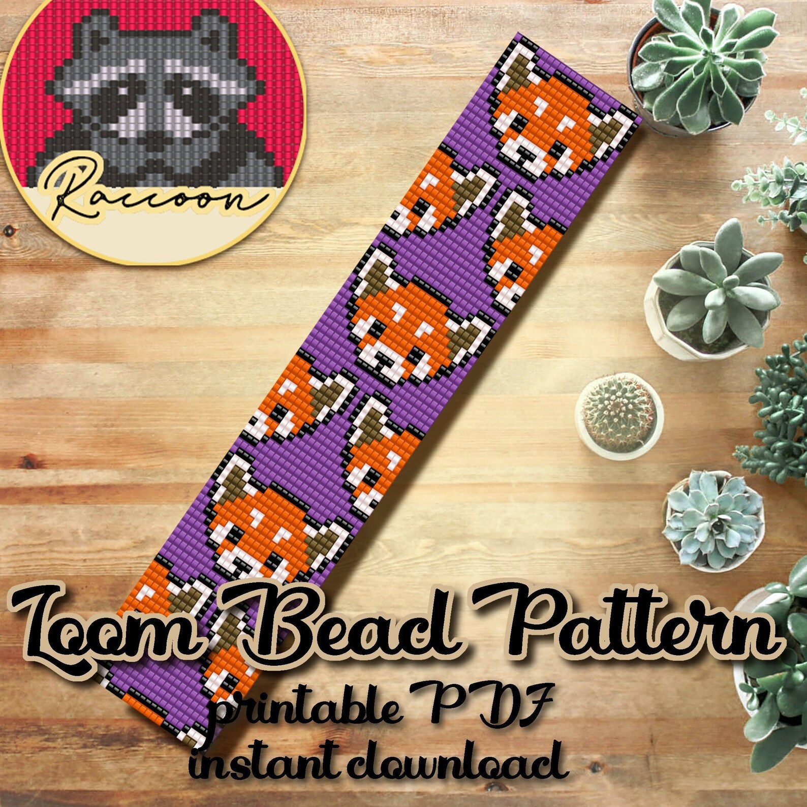 Bead Loom Patterns Bead Loom Bracelet Pattern Printable PDF Etsy