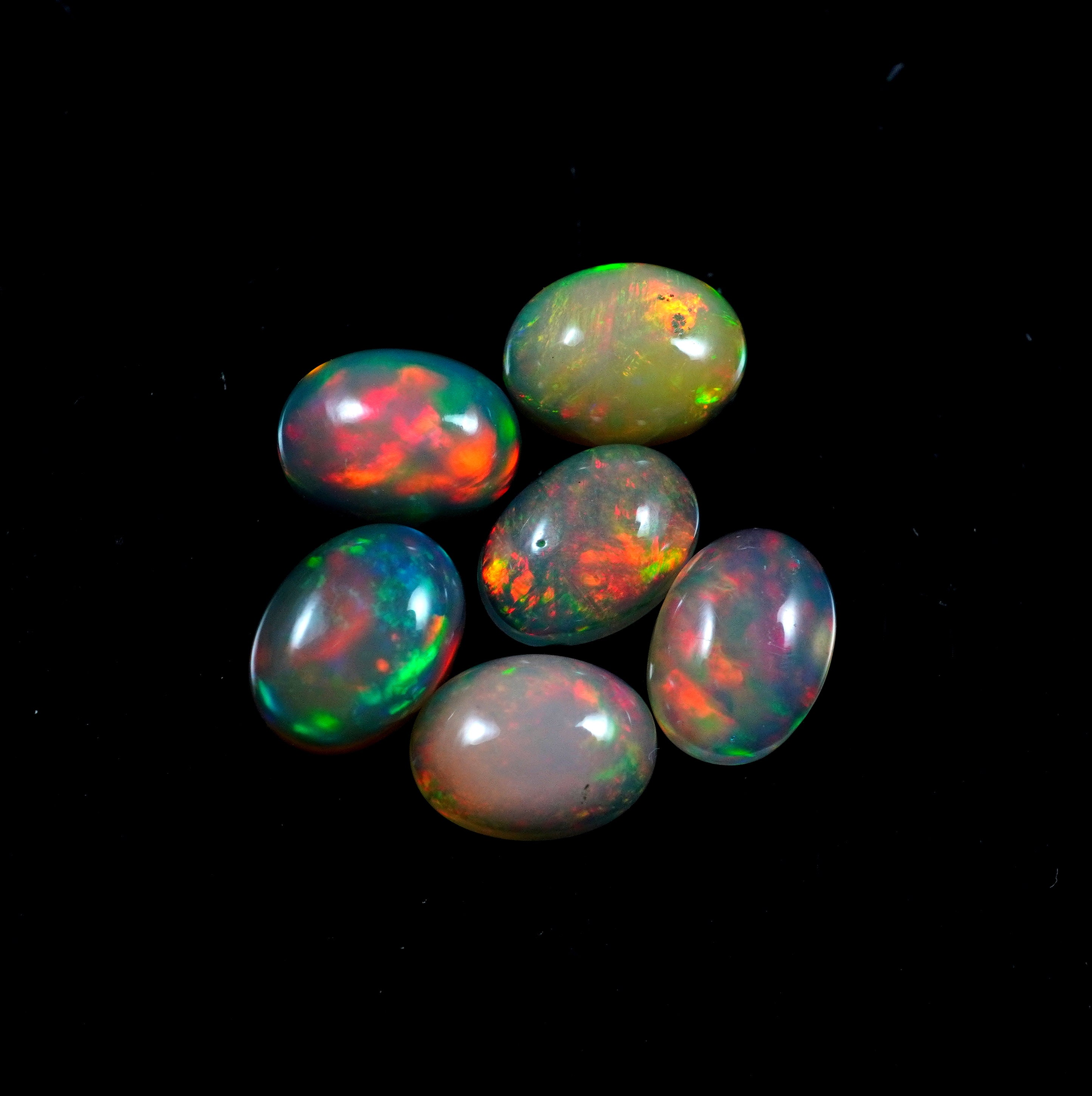 100% Natural Black Opal Lot High Quality Opal Lot,Free Size Black Ethiopian Opal Cabochon Lot Loose Black Opal Cabochon Gemstone bulk.