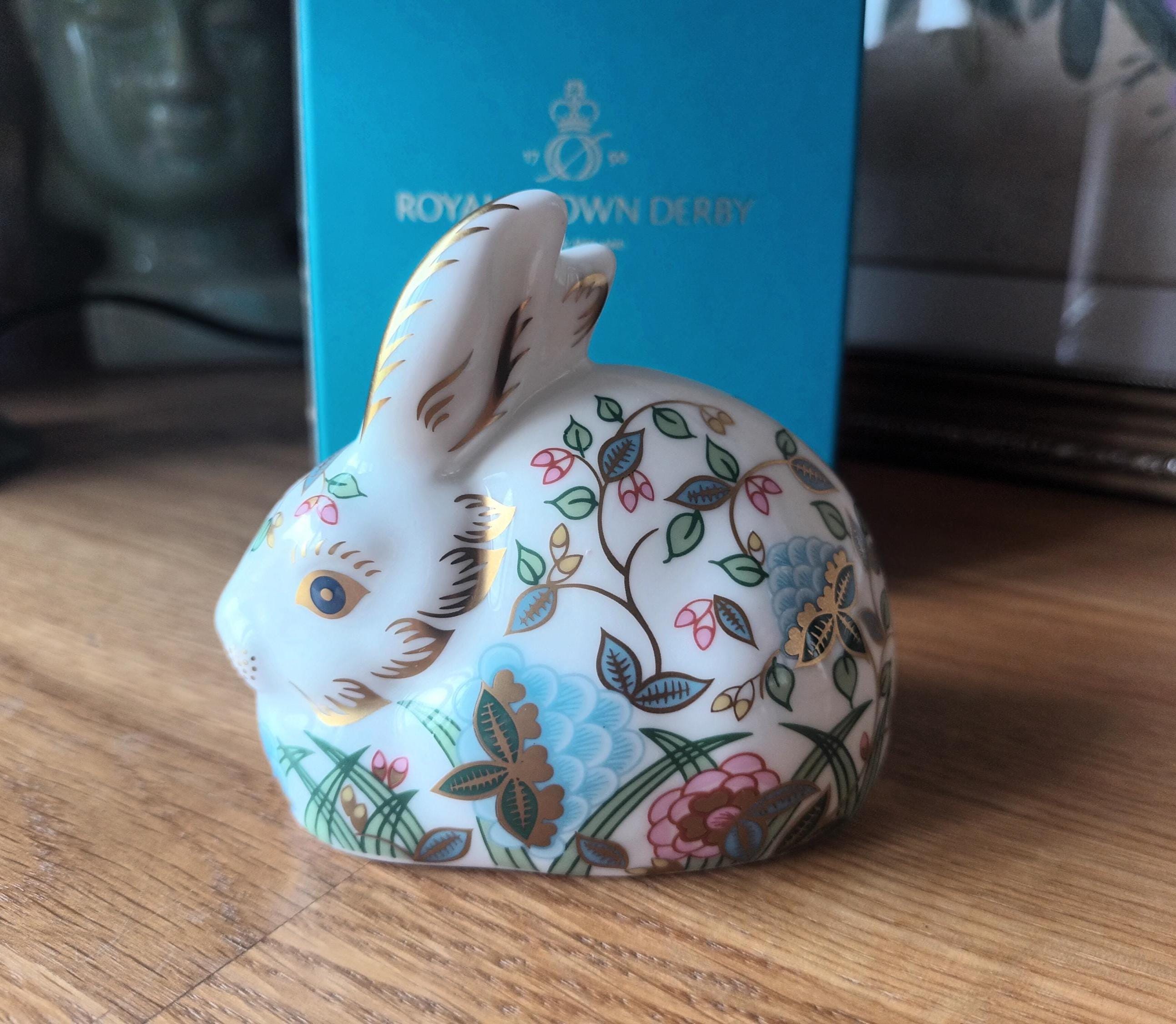 Crown Derby Rabbit - Etsy