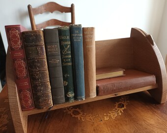 Vintage 'Mouseman' Oak Small Bookcase - Robert Thompson of Kilburn. - c 1970's