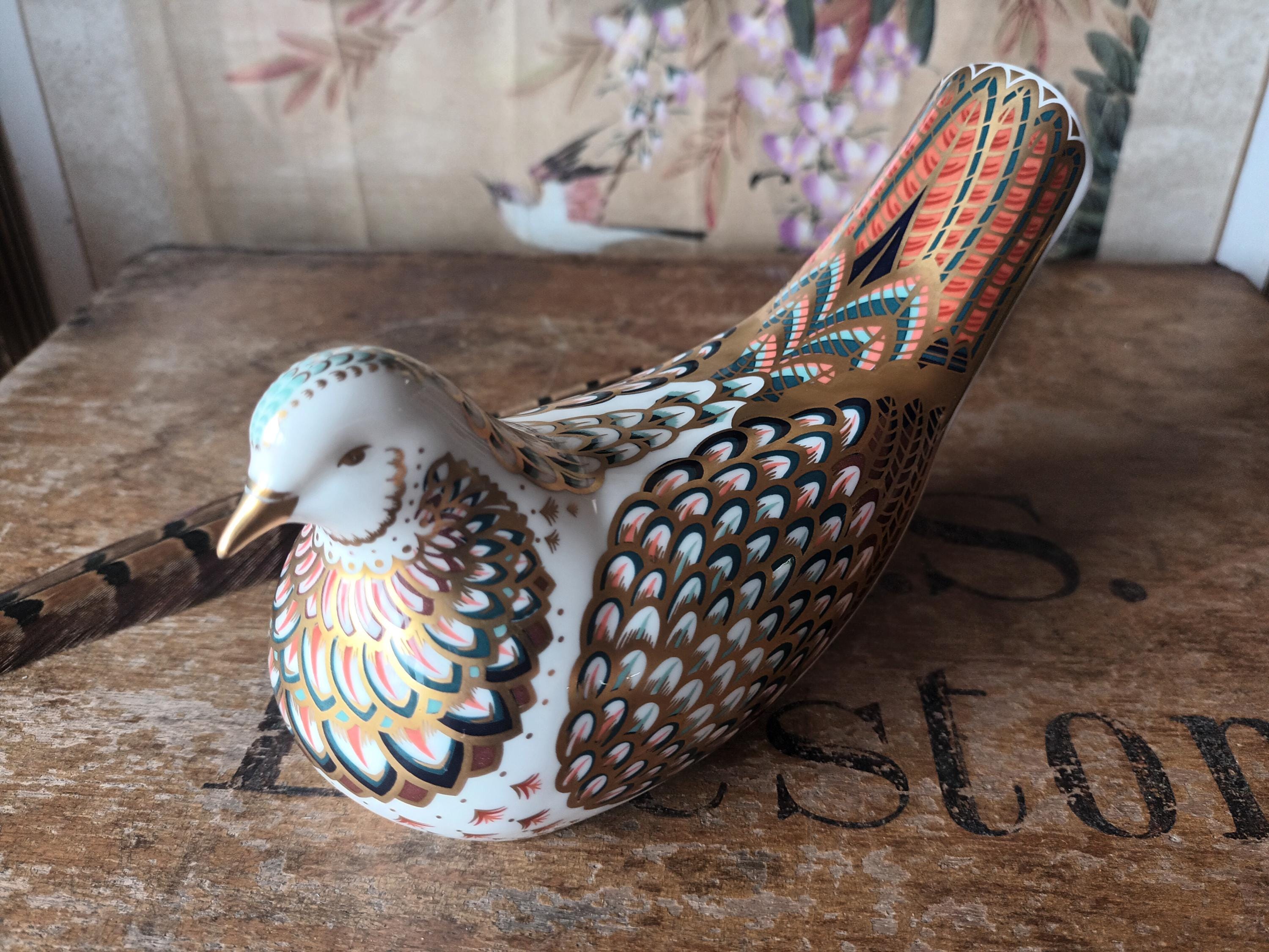 Royal Crown Derby Bird - Etsy UK
