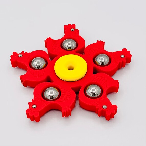 The Chicken Fidget Spinner Spinny Mcspinface Etsy