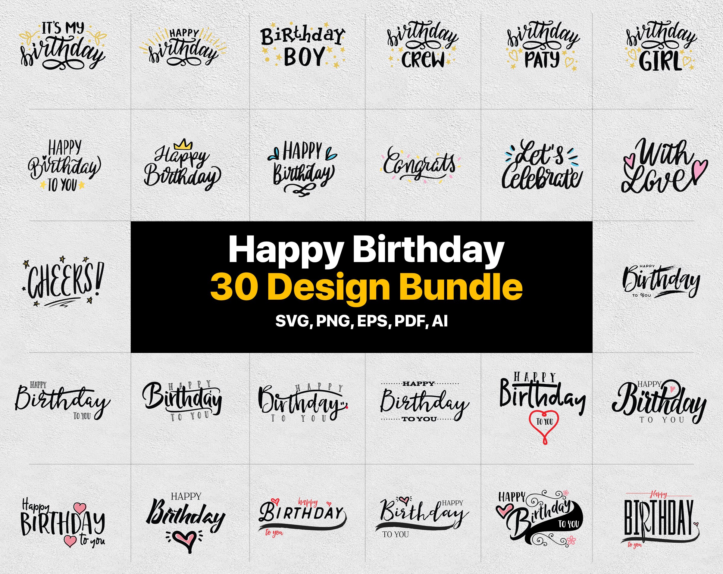 Birthday Bundle Happy Birthday Gifts Bundle Gift For Etsy