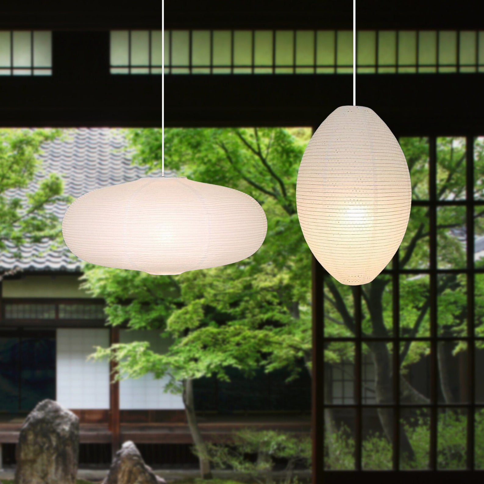 InnerUnion Japanese/Chinese style Paper Lampshades