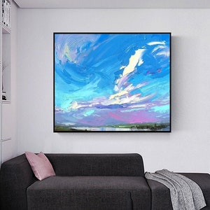 Beau paysage de ciel bleu