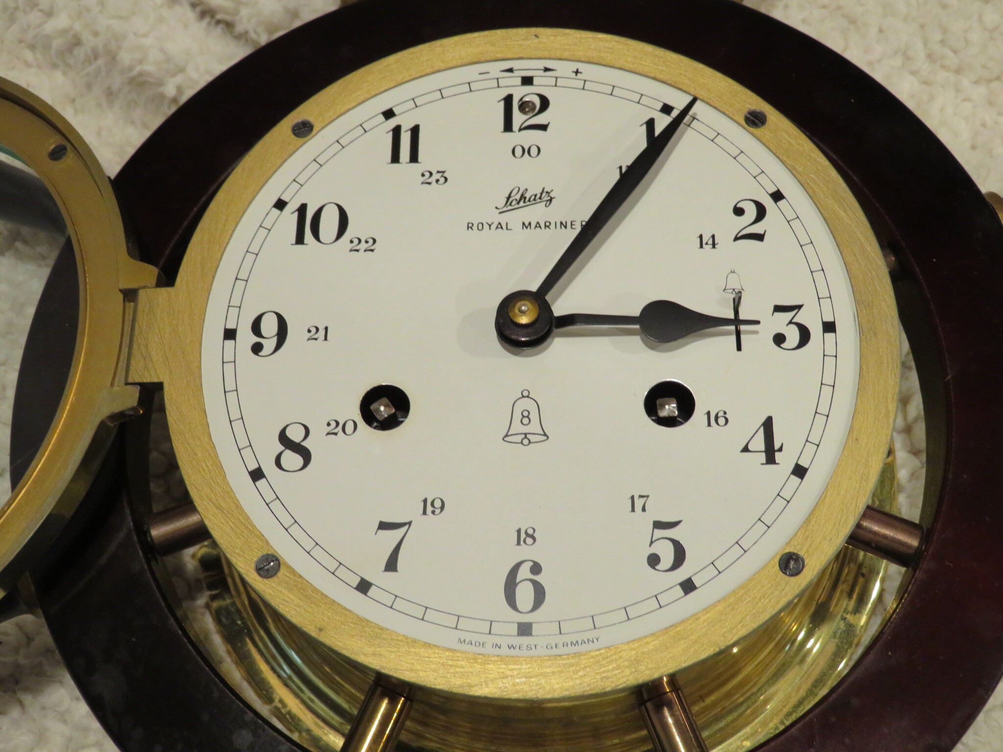 Vintage schatz royal mariner ship clock and barometer Etsy