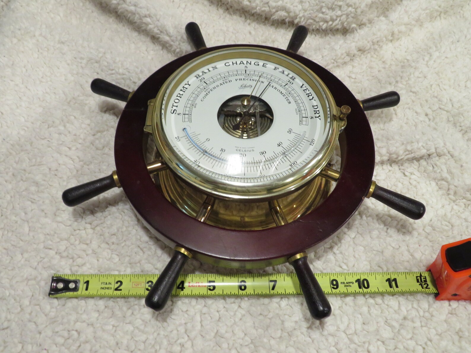 Vintage schatz royal mariner ship clock and barometer Etsy