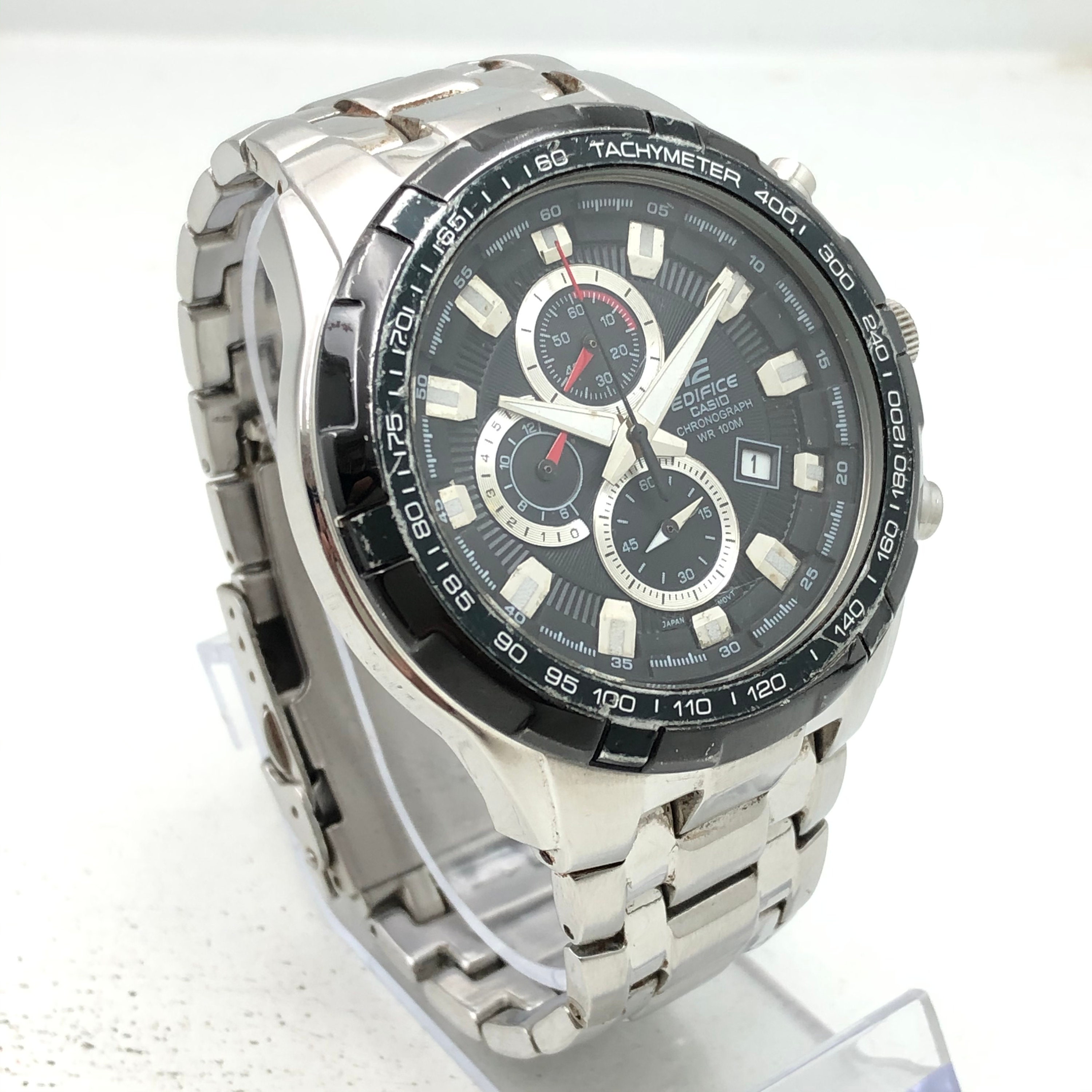 edifice casio watch wr100m
