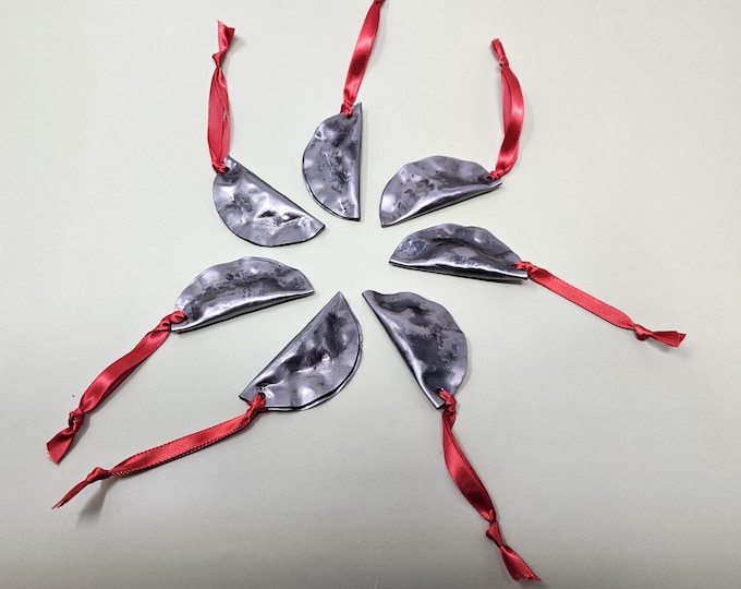 Hand-Forged Steel Pierogi Ornament