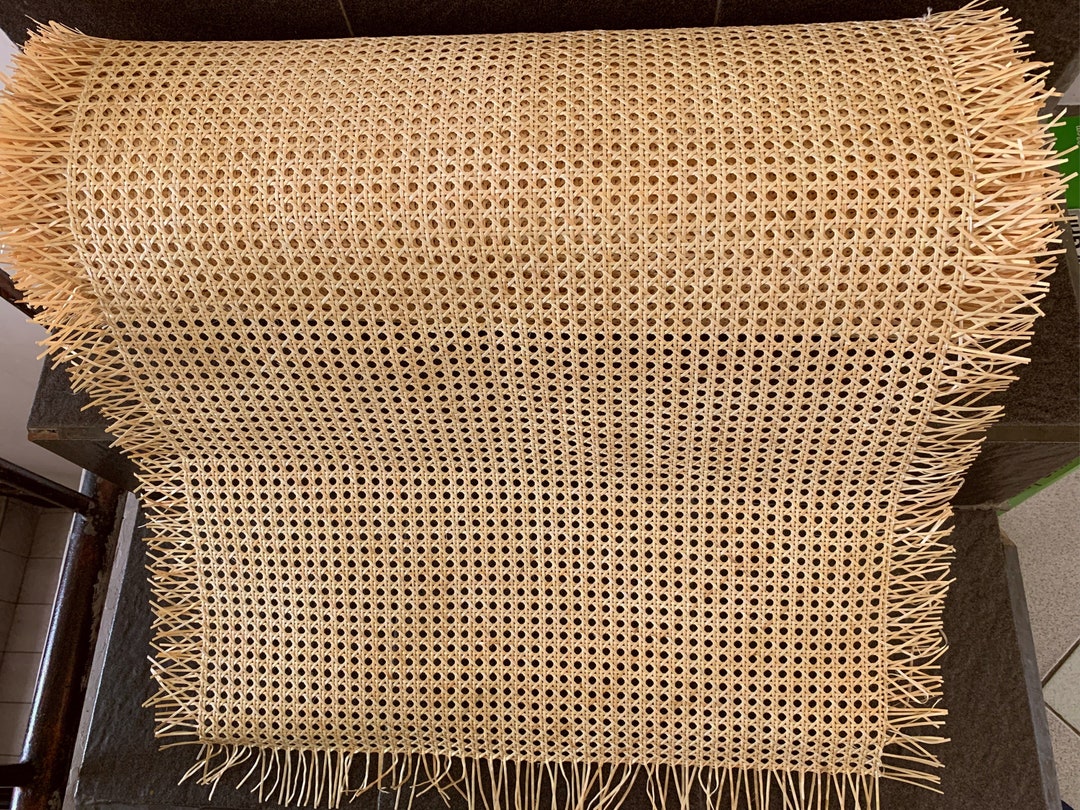 24 Width Caning Chair Cane  1/2 Mesh Natural bing Rattan Cane