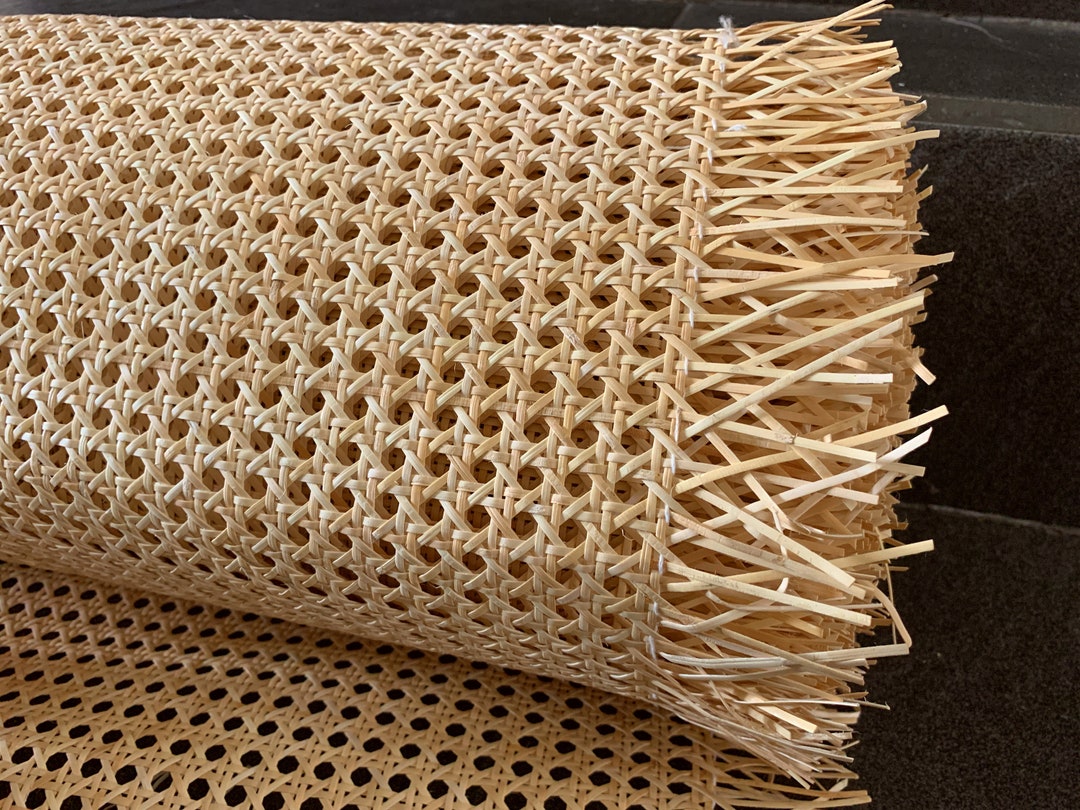 Retan Insert Natural Rattan Caning Webbing – Chair Repair, Cabinet Insert, DIY ...