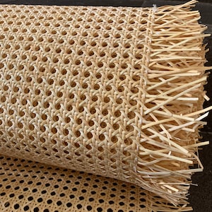 Natural Rattan Caning Webbing – Chair Repair, Cabinet Insert, DIY Furniture
