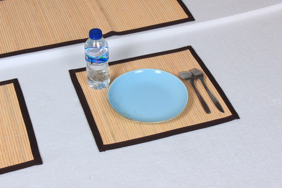 Placemats Set Handwoven Japanese Style Placemats Vintage Placemats Set