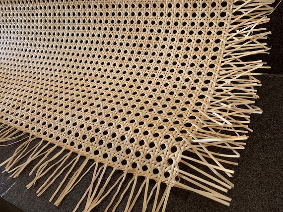 Natural Rattan Caning Webbing - 1/2" Mesh, 16" Width