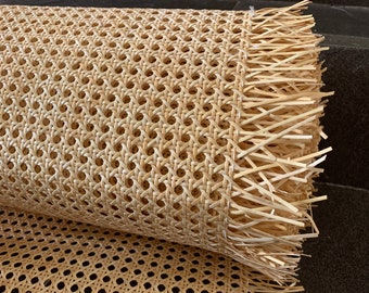 Rattan Dresser - Wicker Dresser - 18" Width Caning Chair Cane Web 1/2" Mesh Natural - Webbing Rattan Cane Weaving Mesh