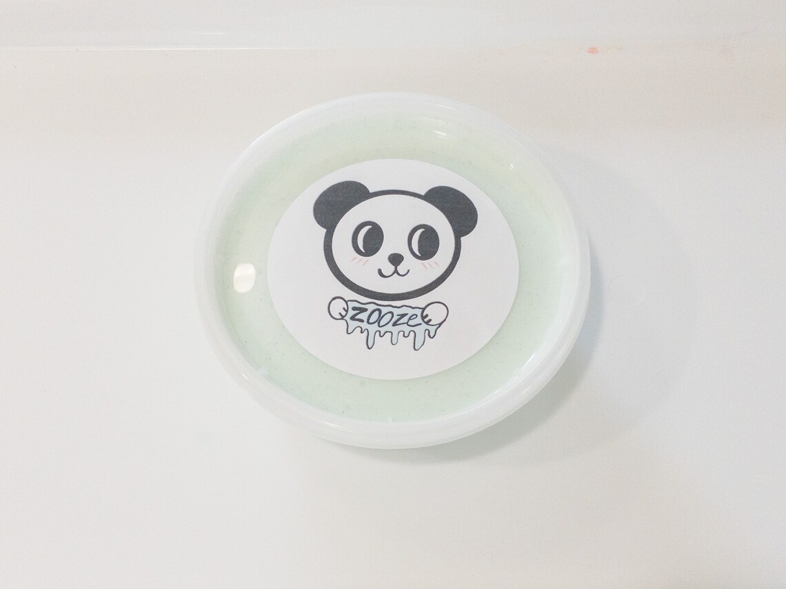 8oz Mint chip soft serve slime Etsy