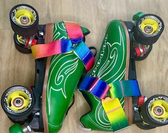 Jam Strap Rainbow BTeeZ maintien roller skate derby sangle de maintien colorée