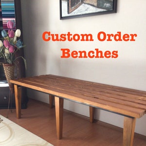 Custom Decorative Wood Bench, Bench, Rustic Bench, Farmhouse Bench, Rustic Dining Bench, Rustic Wood Dining Bench