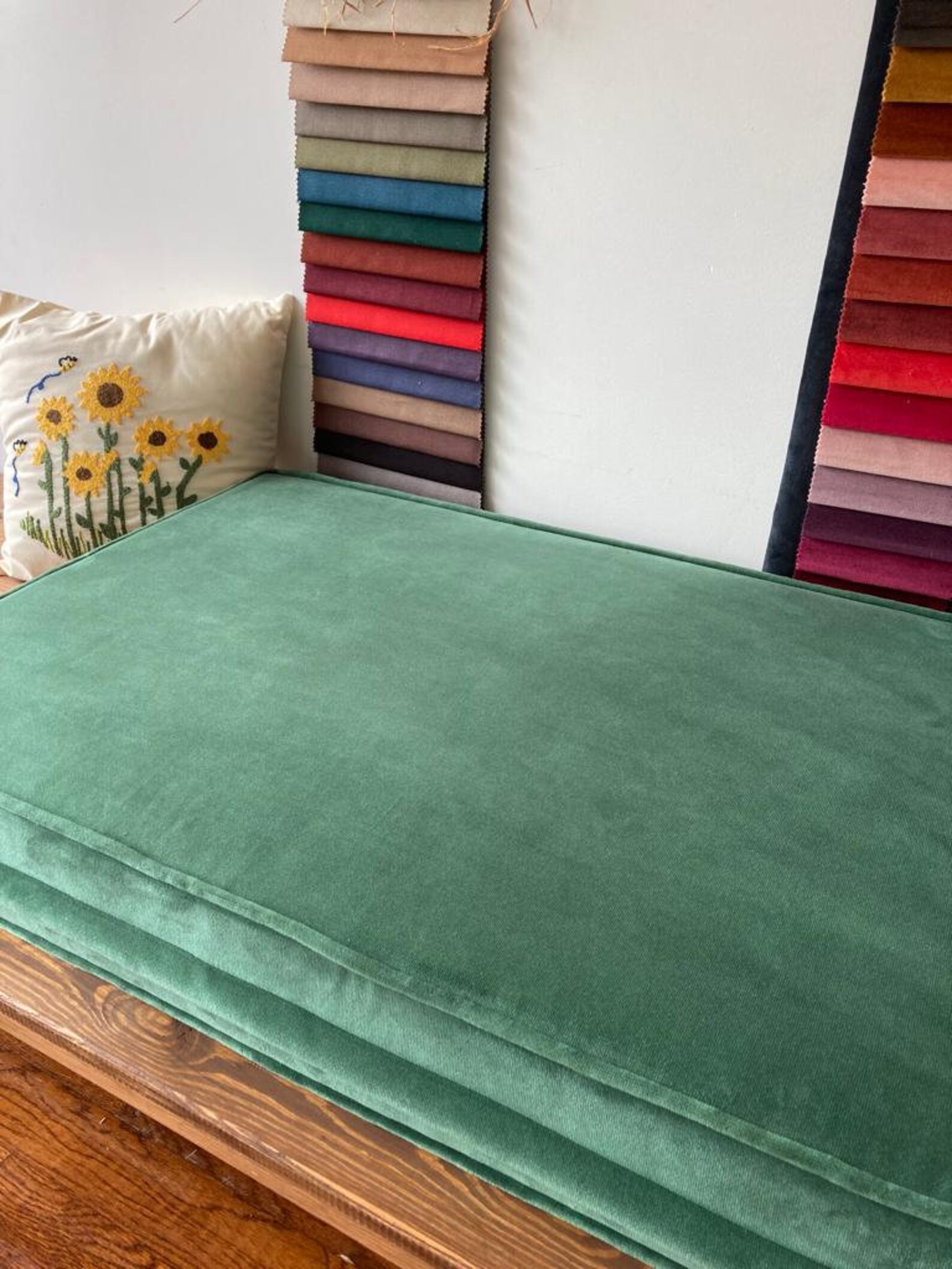 Velvet Cushion Floor Cushion Flat Cushion Zippered Cushion Etsy