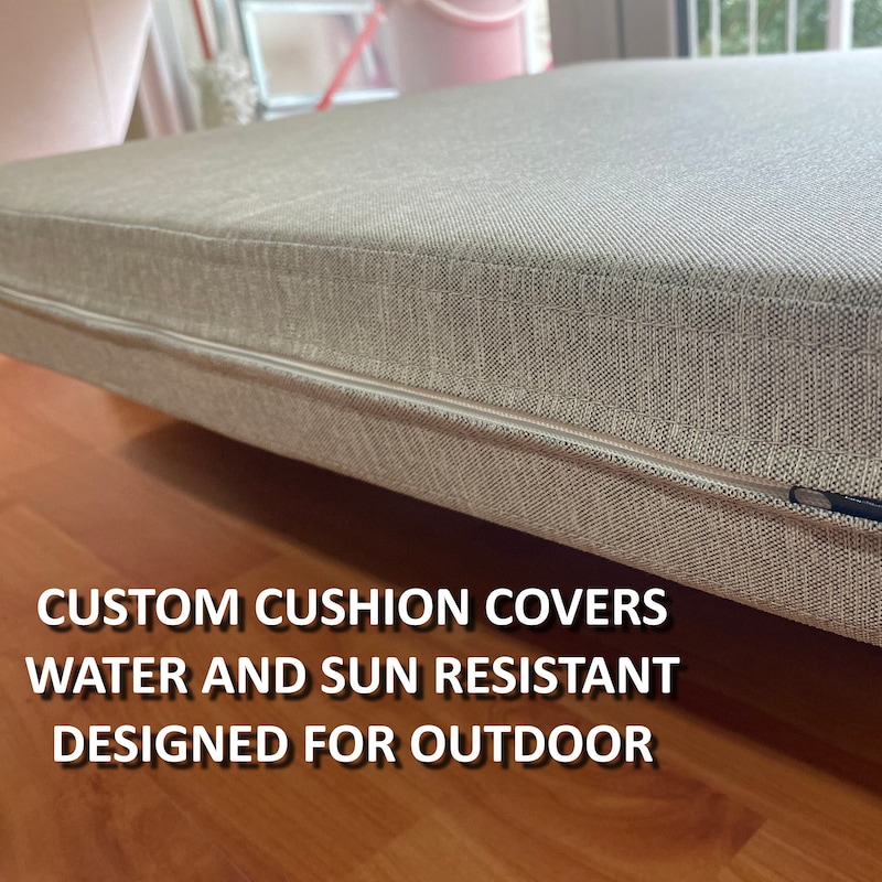 Custom Outdoor Cushion Cover Zipper - Etsy