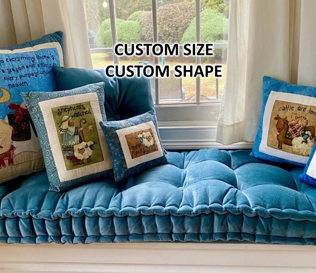 Velvet French Cushion / Velvet Fabric / Sofa Cushion / Floor Cushion