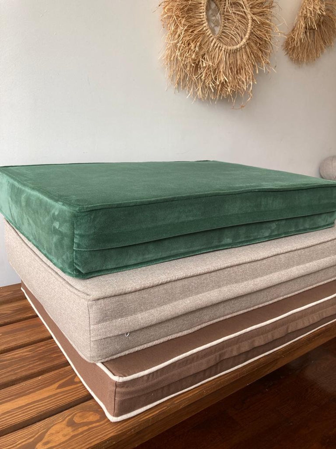 Velvet Cushion Floor Cushion Flat Cushion Zippered Cushion Etsy