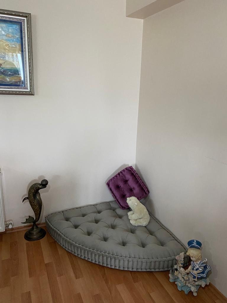 Corner Floor Cushion, Handmade French Style Reading Nook Pillow