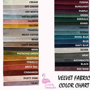 Velvet Fabric Swatches | Washable Velvet Fabric