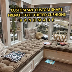 Special Velvet Cushion for Sofa, Floor, Window Seat, Bench, Couch, Daybed, Reading Nook, Bed, Chair