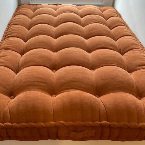 Bench cushion, sofa cushion, french mattress cushion, Patio cushions, baroque home decor, floor window cushion, floor pillow