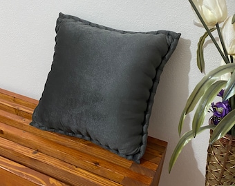 Handmade French Style Throw Pillow, Elegant Cozy Cushion, Custom Size