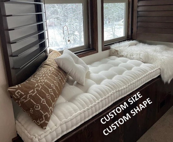 Custom Seat Cushions, Custom Foam Size, Wedge Pillow, Wedge