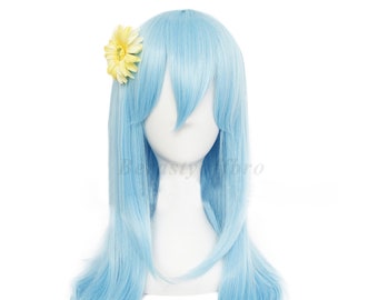 Blue anime wig cheap