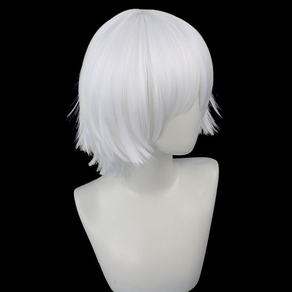 Peluca blanca peluca de anime cabello cosplay peluca de - Etsy México Peluca blanca peluca de anime cabello cosplay peluca de - Etsy México