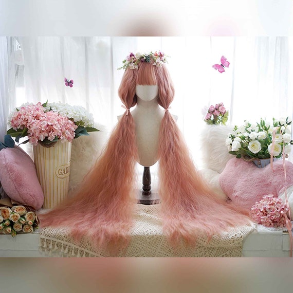 120cm Blossom poeder pruik pruik Lolita - Etsy