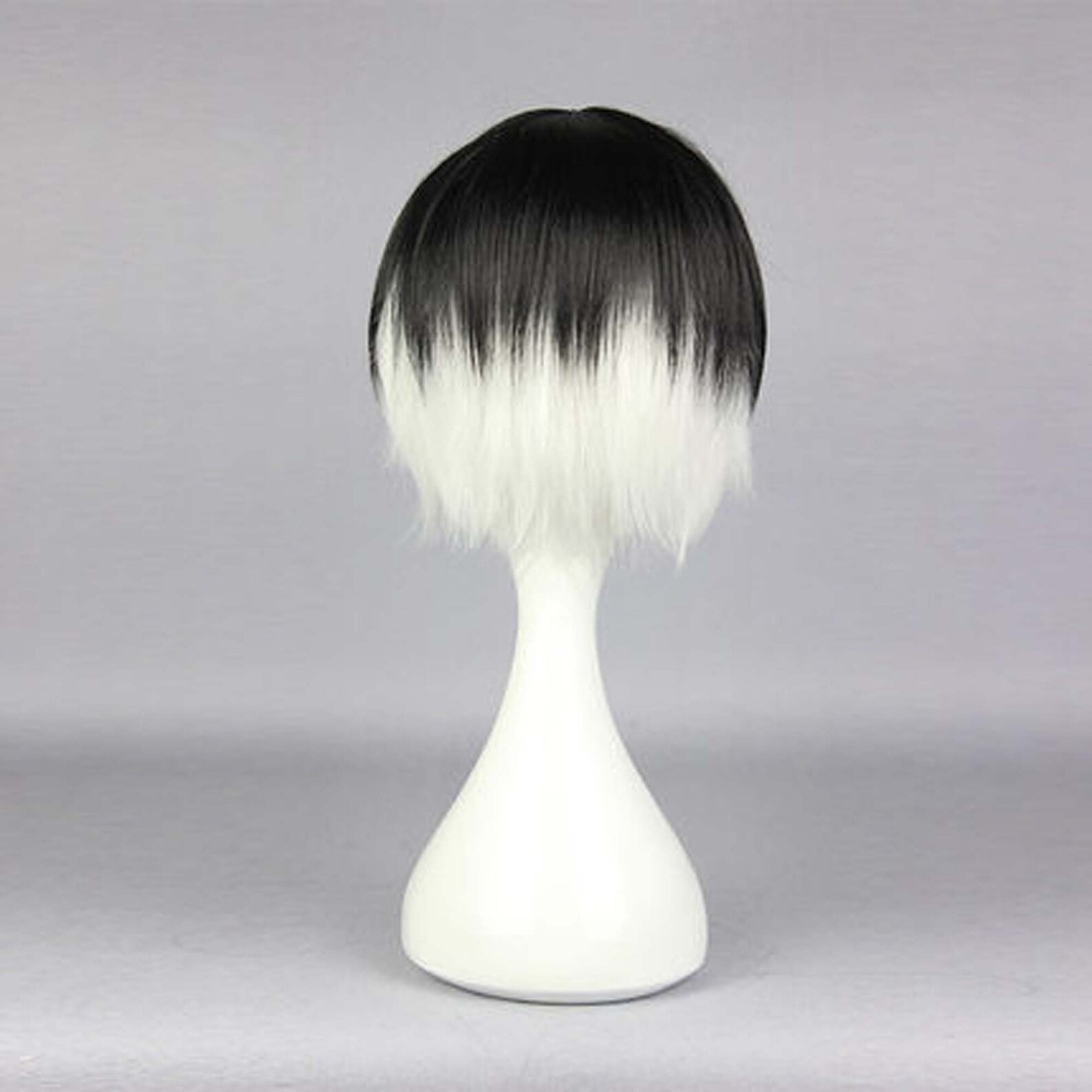 Gorgeous White Wig With Bangs Abstract Art Gorgeous White Wig With Bangs Abstract Art