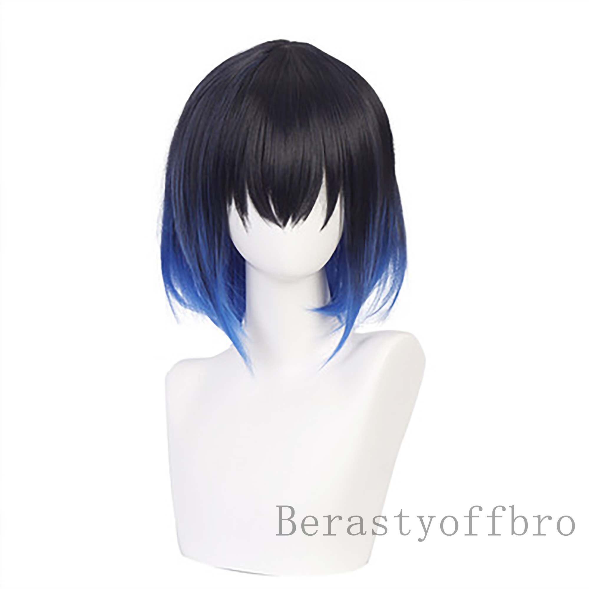 Blue Wig black Wigs Gradient Color Wigs Anime Wigs Wigs for