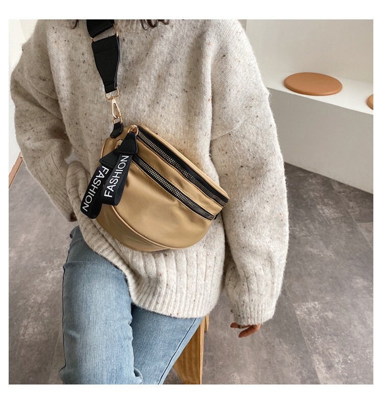 Clearance! Lotpreco Crossbody Sling Bag for Women Leather Small Fanny Pack  Purses Chest Bags PU Shoulder Backpack for Women Men Teen Girls