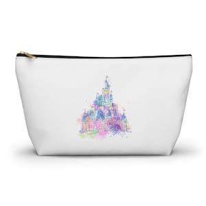 Whimsical Castle Accessory Pouch, Castle Makeup Bag, Travel Organizer, Gift for Dreamers, Magical Storage Solution