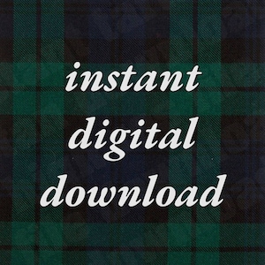 Black Watch Tartan Download | Scottish Clan Black Watch Pattern Downloadable File