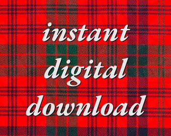 Ross Red Tartan Download | Scottish Clan Ross Red Pattern Downloadable File