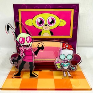 Zim & Gir woonkamer acryl standee